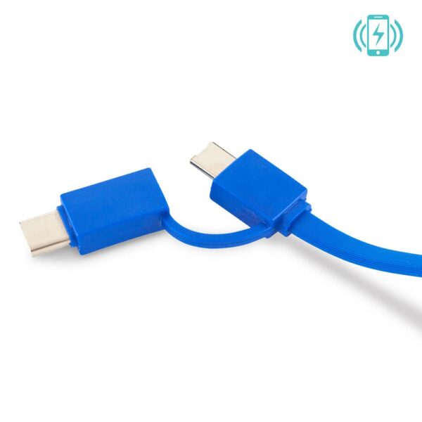 Cargador Inalambrico con Cable Multicargador TE-333 - Imagen 4