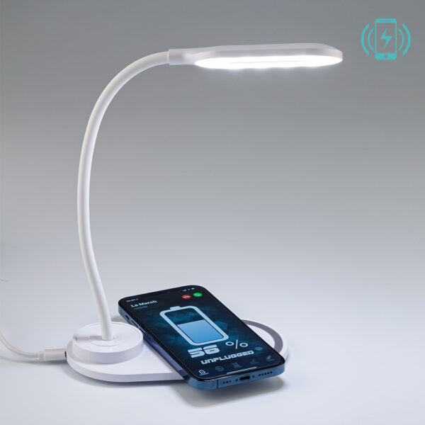 Cargador Inalámbrico con Lámpara LED TE-404 - Imagen 3