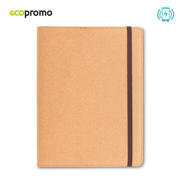 Carpeta Folder con Cargador Inalámbrico Cork TE-472 - Imagen 3