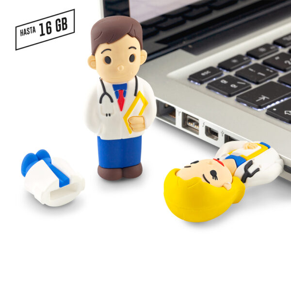 PVC Memoria USB Medic 3D (Ver Precio OF-228-CH) US-54 - Imagen 2