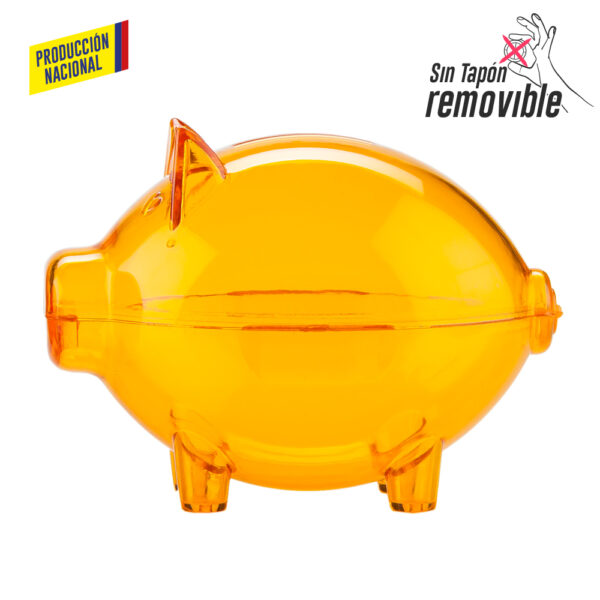 Alcancia Mini Cerdito Cristal- Producción Nacional VA-464 - Imagen 4