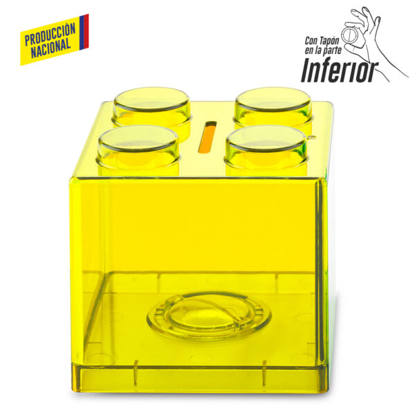 Alcancía Cubo Apilable - Produccion Nacional VA-795 - Imagen 2