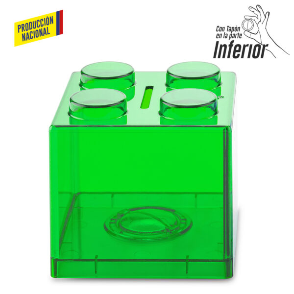 Alcancía Cubo Apilable - Produccion Nacional VA-795 - Imagen 6