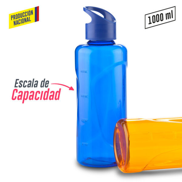 Botilitro Plástico 1000ml - 1 Litro MU-337 - Imagen 7