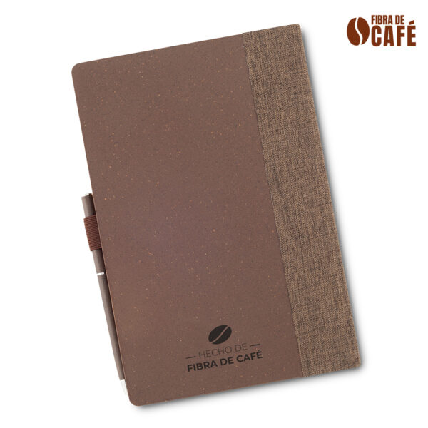 Set de Libreta y Bolígrafo Eco Coffee OF-627 - Imagen 3