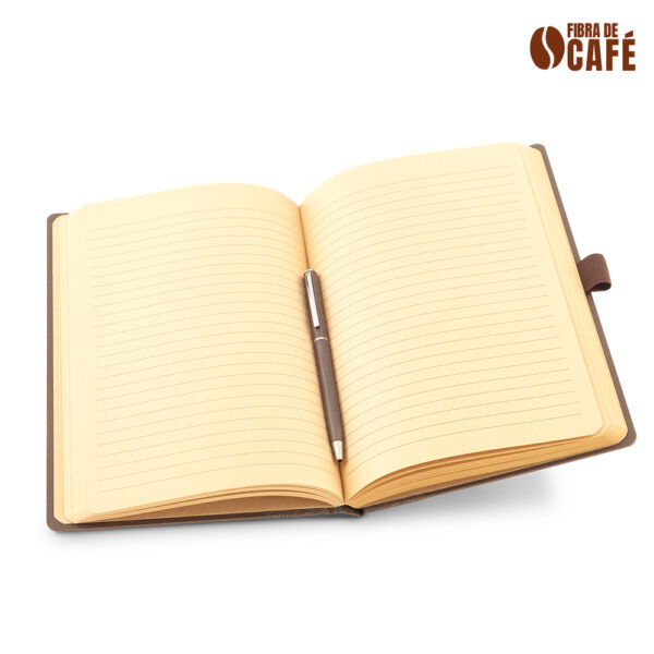 Set de Libreta y Bolígrafo Eco Coffee OF-627 - Imagen 4