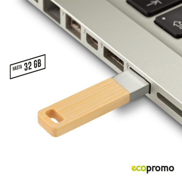 Memoria USB Mini Bamboo US-64 - Imagen 3