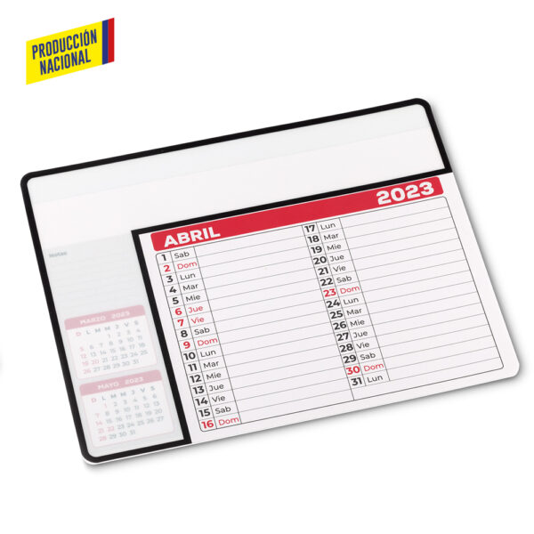 Mouse Pad Calendar - Producción Nacional VA-983 - Imagen 4